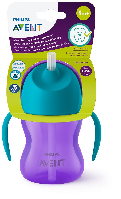 AVENT TAZZA CON CANNUCCIA FLESSIBILE DA 200ML 9 MESI+ - maxifarmacia.it