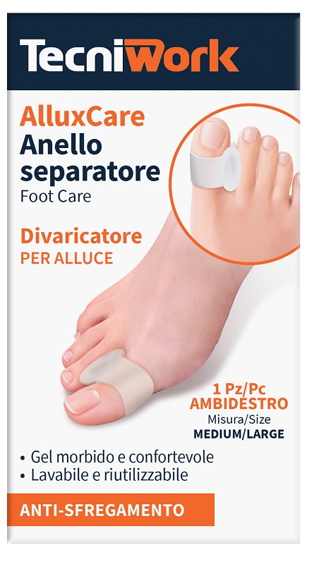 ALLUXCARE SEPARATORE DIVARICATORE ALLUCE MEDIUM/LARGE 1 PEZZO - maxifarmacia.it