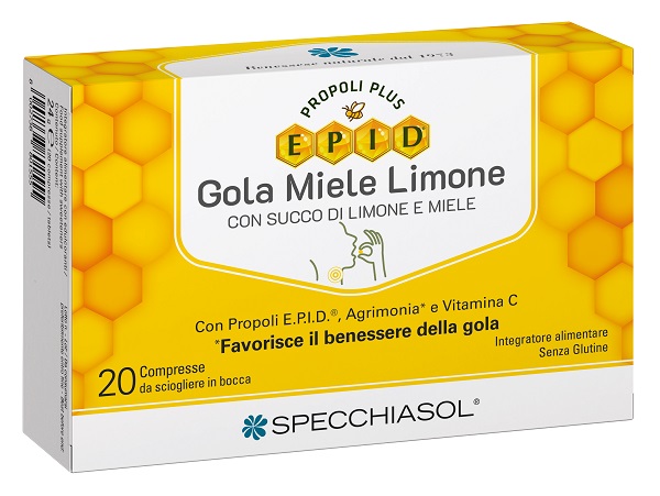 EPID MIELE LIMONE 20 COMPRESSE - maxifarmacia.it