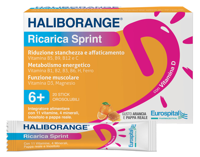 HALIBORANGE RICARICA SPRINT 20 STICK PACK 2 G - maxifarmacia.it