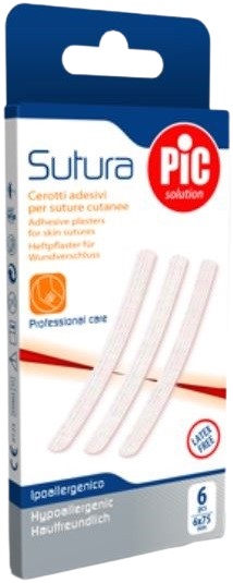 CEROTTO PER SUTURA PIC SOLUTION 12X100 MM 6 PEZZI - maxifarmacia.it