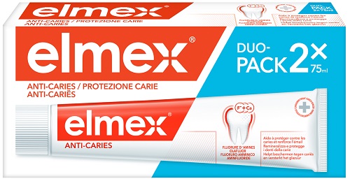 ELMEX PROTEZIONE CARIE 2 X 75 ML - maxifarmacia.it