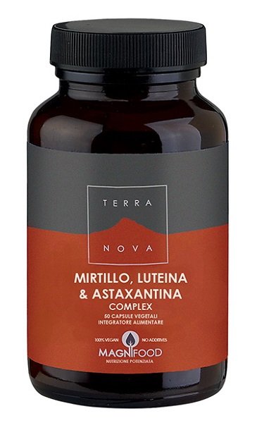 TERRANOVA MIRTILLO LUTEINA ASTAXANTINA SINERGIA PER GLI OCCHI 50 CAPSULE - maxifarmacia.it