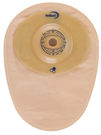 SACCA PER COLOSTOMIA WELLAND AURUM CONVEX COLO MIDI OPACA RITAGLIABILE DIAMETRO 13-35 MM INIZIO CONVESSITA' 35 MM 10 PEZZI - maxifarmacia.it