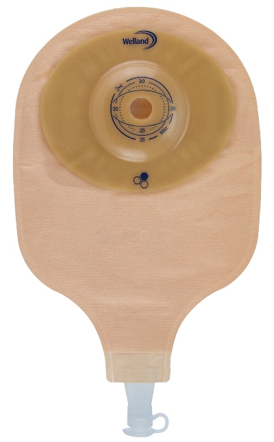 SACCA PER UROSTOMIA TRASPARENTE RITAGLIABILE AURUM CONVEX URO MIDI SMALL DIAMETRO 13-25 MM 10 PEZZI - maxifarmacia.it