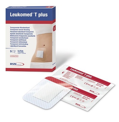LEUKOMED T PLUS MEDICAZIONE POST-OPERATORIA TRASPARENTE IMPERMEABILE 7,2 X 5 CM - maxifarmacia.it