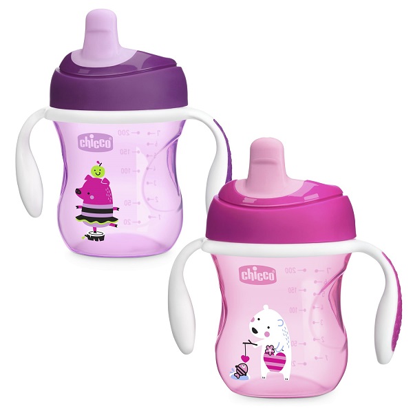 CHICCO TAZZA TRAINING ROSA 6 MESI - maxifarmacia.it