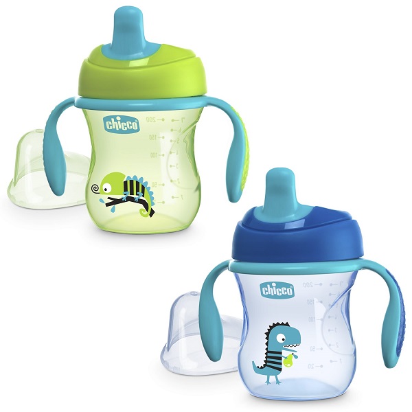 CHICCO TAZZA TRAINING AZZURRA 6 MESI - maxifarmacia.it