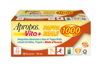 APROPOS VITA+ PAPPA REALE 1000MG 10 FLACONCINI DA 10 ML - maxifarmacia.it