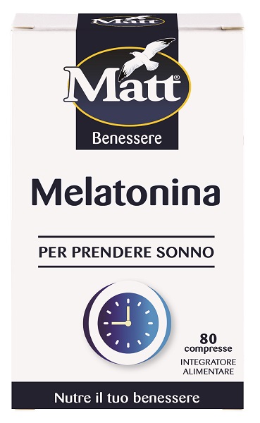 MATT BENESSERE MELATONINA 80 COMPRESSE - maxifarmacia.it