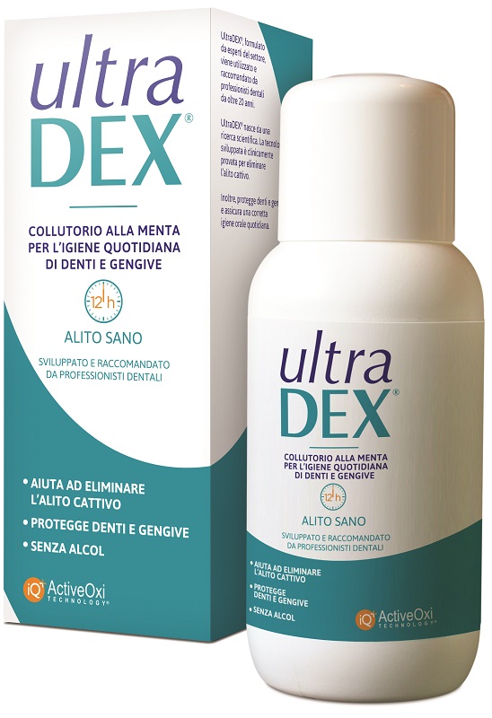 ULTRADEX COLLUTORIO ALITO SANO 250 ML SENZA ALCOOL - maxifarmacia.it