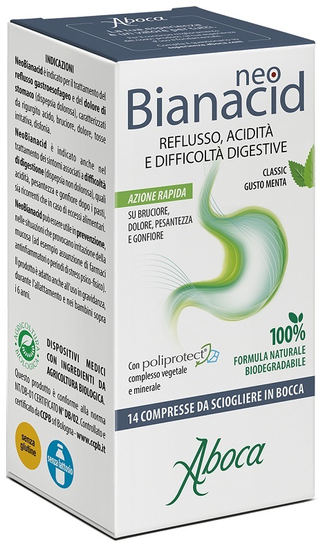 ABOCA NEOBIANACID 14 COMPRESSE MASTICABILI - maxifarmacia.it