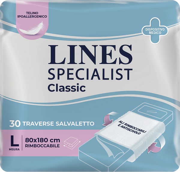 TRAVERSA LINES SPECIALIST CLASSIC 80X180 CM 30 PEZZI - maxifarmacia.it
