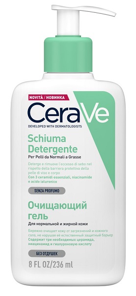CERAVE SCHIUMA DETERGENTE VISO 236 ML - maxifarmacia.it