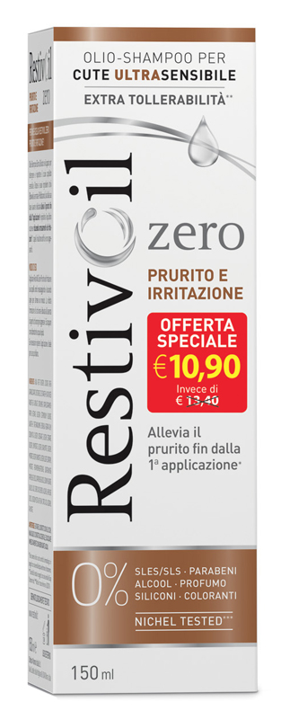 RESTIVOIL OLIO SHAMPOO ZERO PRURITO E IRRITAZIONE 150 ML - maxifarmacia.it