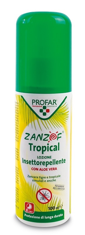 ZANZOF TROPICAL FORTE SPRAY DEET 19,5% 100 ML PROFAR - maxifarmacia.it