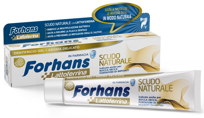 FORHANS DENTIFRICIO SCUDO NATURALE 75 ML - maxifarmacia.it