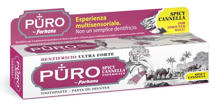 PURO DENTIFRICIO SPICY CANNELLA 75 ML - maxifarmacia.it