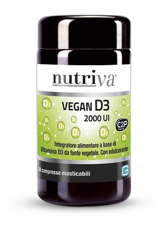 NUTRIVA VEGAN D3 da 60 COMPRESSE 2000 UI - maxifarmacia.it