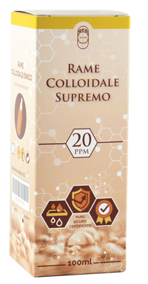 RAME COLLOIDALE SUPREMO 20PPM 100 ML - maxifarmacia.it