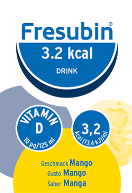 FRESUBIN 3,2 KCAL DRINK MANGO 4 X 125 ML - maxifarmacia.it