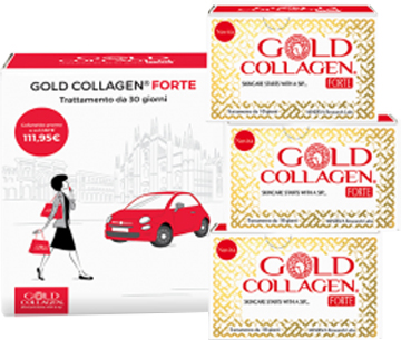GOLD COLLAGEN FORTE TRATTAMENTO MENSILE 30 FLACONI - maxifarmacia.it