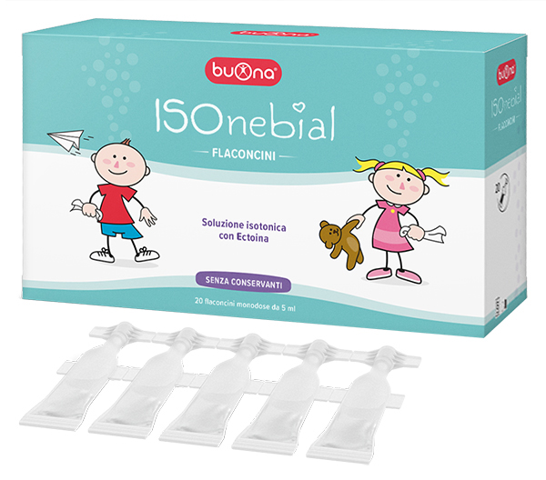 ISONEBIAL FLACONCINI SOLUZIONE ISOTONICA 0,9% CON AGGIUNTA DI ECTOINA 20X5 ML - maxifarmacia.it
