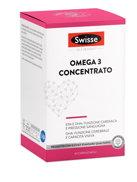 SWISSE OMEGA 3 CONCENTRATO 60 CAPSULE MOLLI DA 2440 MG - maxifarmacia.it
