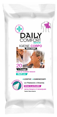 DAILY COMFORT SENIOR PANNI IGIENE CORPO 24 PEZZI - maxifarmacia.it