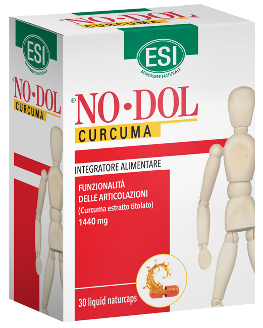 ESI NO DOL CURCUMA INTEGRATORE DA 30 NATURCAPS LIQUID - maxifarmacia.it