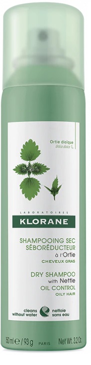 KLORANE SHAMPOO SECCO SEBORIDUTTORE ALL'ORTICA 150ML - maxifarmacia.it