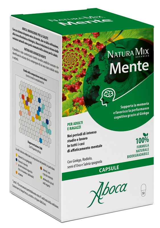 NATURA MIX ADVANCED MENTE 50 CAPSULE - maxifarmacia.it