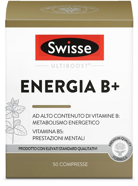 SWISSE ENERGIA B+ INTEGRATORE da 50 COMPRESSE - maxifarmacia.it