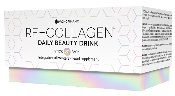 RE-COLLAGEN DAILY BEAUTY DRINK 20 STICK PACK X 12 ML - maxifarmacia.it