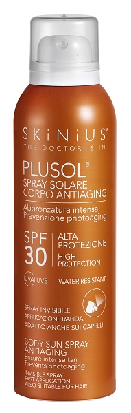 PLUSOL SPRAY SOLARE CORPO SPF30 150 ML - maxifarmacia.it