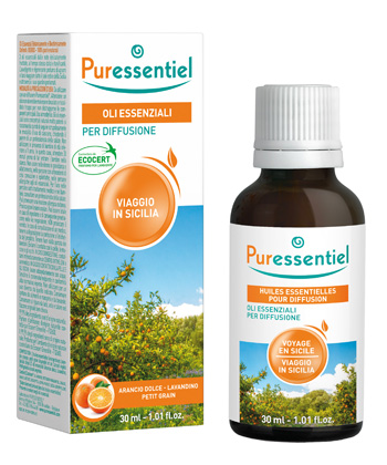PURESSENTIEL MISCELA DIFFUSIONE VIAGGIO SICILIA 30 ML - maxifarmacia.it