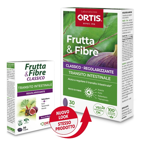 FRUTTA & FIBRE CLASSICO 30 COMPRESSE - maxifarmacia.it