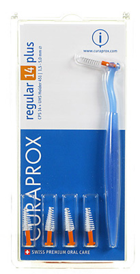 CURAPROX CPS REGULAR CPS 14 CON 5 SCOVOLINI + SUPPORTO - maxifarmacia.it