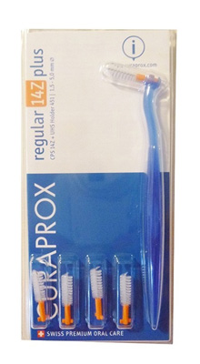 CURAPROX CPS REGULAR CPS 14Z CON 5 SCOVOLINI + SUPPORTO - maxifarmacia.it