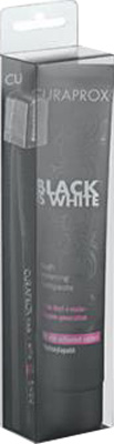 CURAPROX BLACK IS WHITE DENTIFRICI SBIANCANTI 1 DENTIFRICIO DA 90ML + 1 SPAZZOLINO - maxifarmacia.it