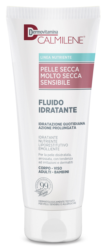 DERMOVITAMINA CALMILENE FLUIDO IDRATANTE PER PELLE SECCA, MOLTO SECCA E SENSIBILE 250 ML - maxifarmacia.it