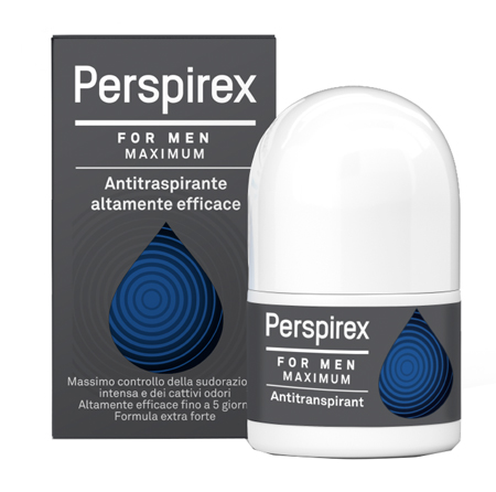 PERSPIREX FOR MEN MAXIMUM ANTITRASPIRANTE ROLL ON 20 ML - maxifarmacia.it