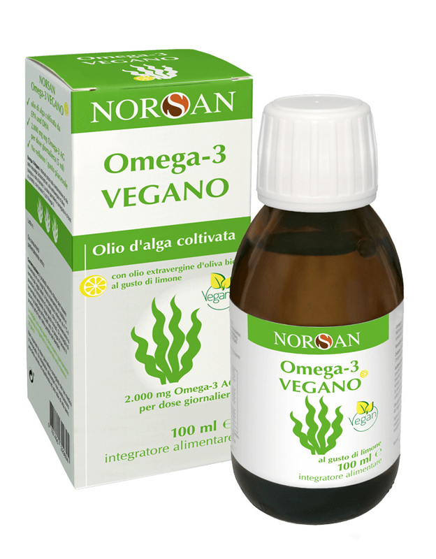 NORSAN OMEGA 3 VEGANO 100 ML AL GUSTO DI LIMONE - maxifarmacia.it