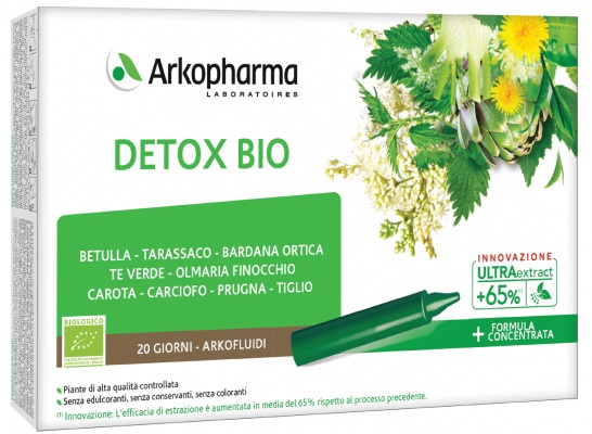 ARKOFLUIDI DETOX BIO 20 FIALE - maxifarmacia.it