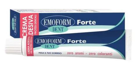 CREMA ADESIVA EMOFORM DENT FORTE PER PROTESI DENTALI 70 G - maxifarmacia.it