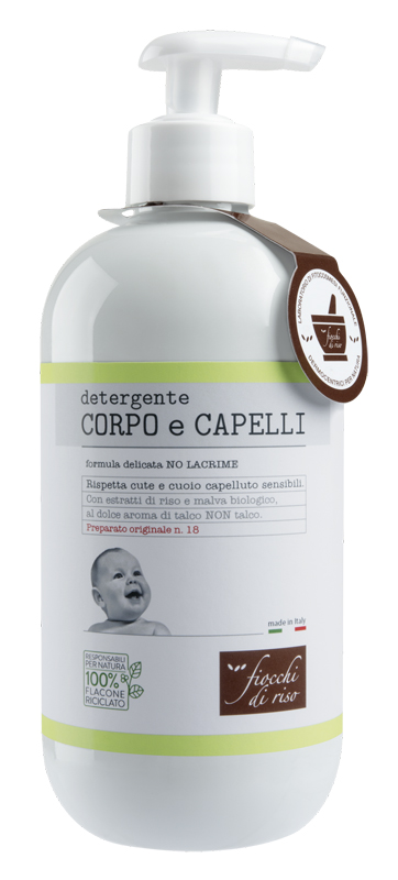 FIOCCHI DI RISO DETERGENTE CORPO/CAPELLI TALCO 400 ML - maxifarmacia.it