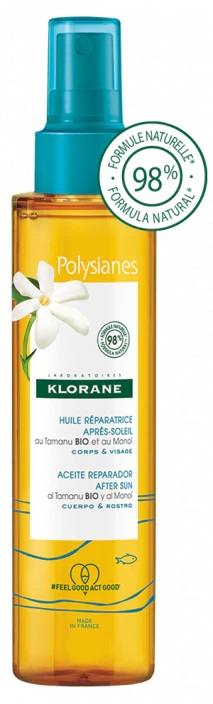 KLORANE OLIO RISTRUTTURANTE DOPOSOLE AL TAMANU E MONOI 150 ML - maxifarmacia.it