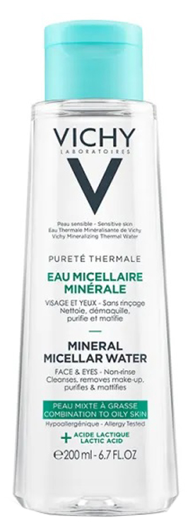 VICHY ACQUA MICELLARE MINERALE PELLE MISTA O GRASSA 400 ML - maxifarmacia.it