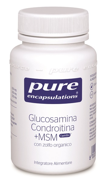 PURE ENCAPSULATIONS GLUCOSAMINA CONDROITINA + MSM 30 CAPSULE - maxifarmacia.it