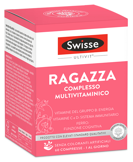 SWISSE MULTIVITAMINICO RAGAZZA 60 COMPRESSE - maxifarmacia.it